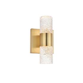 5200w5g Elegant Lighting 2 Two Vega Led 5 Inch Gold Wall Sconce Lights