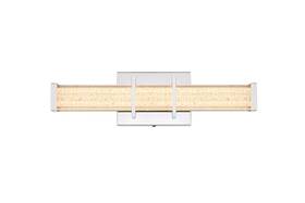 Elegant Lighting Ld302w16c Ld302w16 Ivaan 4 Inch Tall 16 W Bath Bar - Chrome
