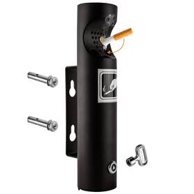 180-701 Elitra Home Wall Mounted Outdoor Cigarette Butt Receptacle Black 180-701 Elitra Home Wall Mounted Outdoor Cigarette Butt Receptacle Black