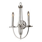 10113 Elk Collection Dione Polished Nickel Light Two Wall Sonce 2 Lighting