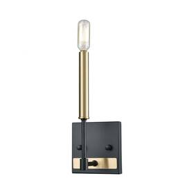 15273 Elk Home 748119127521 Livingston Vanity Light - 1-light In Matte Black Finish 5-inch Wide Transit