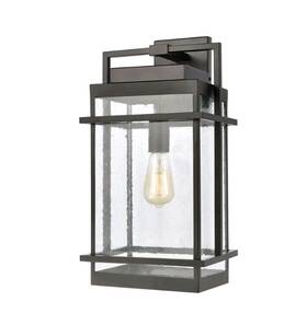 46762 Elk Home 748119134598 - Breckenridge 1 Light Wall Sconce In Transitional Style With Mission