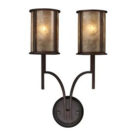15030-2 Elk Lighting 15030/2 Barringer 2 Light Wall Sconce In Traditional Style