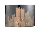 31035 Elk Lighting Stainless 1 Steel Skyline Wall Polished Collection Sconce