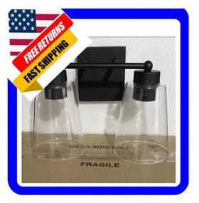 51533-26 Elk Lighting Fairendale 2-light Black Modern/contemporary Vanity Light