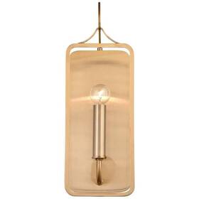 63164-1 Elk Lighting Merge 15ftft High 1 Light Sconce Satin Brass Clear Glass