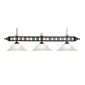 190-1-bk-g1 Elk Lighting Three Light Island Pendant Designer Classics 3