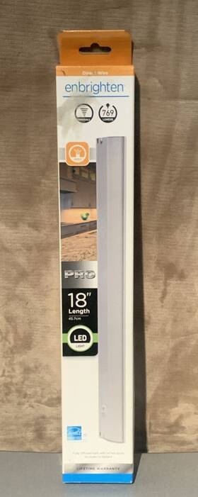 Enbrighten 030878389785 Pro 18 Inch Long Led Direct Wired Dimmable Light