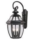 5-493-bk Endorado3-light Savoy Black Mount House Wall Lantern Lighting