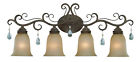 25604-fr Englewood Wall Vanity 4 Light French Jeremiah - Bathroom Roast