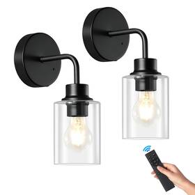 8210wl Epinl Battery Operated Wall Sconce Set Of 2 - Dimmable Wireless Sconces Rechar