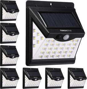 E-29329 Escena 8 Pack 40 Led Solar Lights Outdoor Waterproof Motion Sensor Light