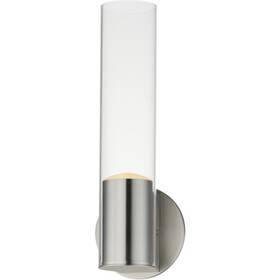 E21180-18sn Et2 Contemporary Lighting Highball Wall Sconce Satin Nickel