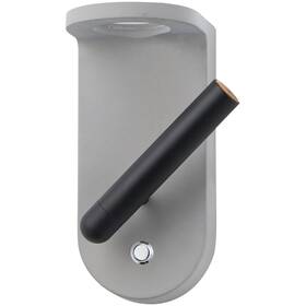 E25015-gybk Et2 Contemporary Lighting Beacon Wall Sconce Gray And Black