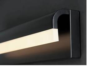 E24848-90bk Et2 E24848-90 Black Waterfall 36 Inch W Integrated Led Bath Bar