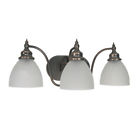 Et8597cu Quoizel Copper Bronze With Opal Etched Glass Light 611728073667