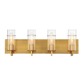 34135-047 Eurofase Gold Four Light Bathbar From The Pista Collection