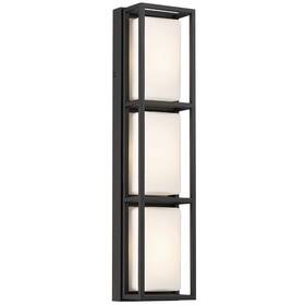 44650-018 Eurofase Tamar 3 Light 5 Inch Tall Led Outdoor Wall Sconce Model