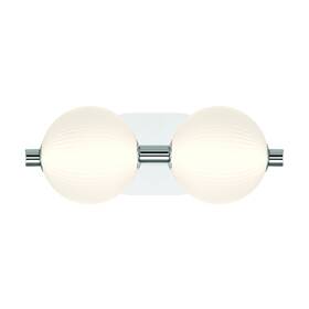 47192-027 Eurofase Lighting 47192 Palmas 2 Light 15 Inch W Led Vanity - Nickel 47192-027 Eurofase Lighting 47192 Palmas 2 Light 15 Inch W Led Vanity - Nickel