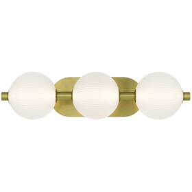 47193-017 Eurofase Lighting Palmas - 27w 3 Led Bath Vanity-6 Inches Tall And 8 Wide-gold Finish