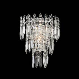 034720-010-fr001 Eurolux Home Elegant Modern Pandoro Crystal Wall Sconce