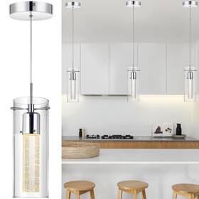 Eurus Home 810054700531 1-light Mini Pendant Light Integrated Led Kitchen Island Lighting Modern Ch