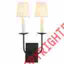 1435w10bz Ext-7 Elegant Lighting 1435 Penelope Wall Sconce W-4 H-18 Lt-2 Bronze Finish 848145015516
