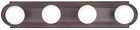 F3542-62 Luminance Hollywood Light Rubbed Bronze Bath Bar Bathroom 0098197497673