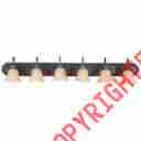 F3566-44 F3566 Sunset Lighting Oil Bronze 6 Light 360 Watt Bathroom Vanity 098197457202