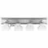 F3644-80 F3644 Sunset Lighting Bright Satin Nickel 4 Light 400 Watt Bathroom Vanity 098197495457