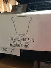 F9015-10 Unbranded Light Half Wall Sconce Gold Tone Metal Base Hallway