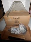 F9045-01 Sunset Lighting Clear Prism Glass Multiclr