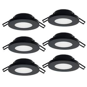 Rvr3s-bk40 Facon 3inch 12v Led Rv Puck Light Super Slim Recessed Mount Down 12vo