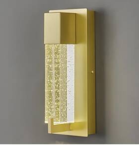 Jw-409 Fdpby Modern Crystal Wall Sconces Led Vanity Light Fixtures Gold Elegant
