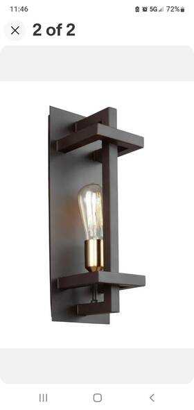 Wb1826nwb Feiss Finnegan 17 Inch Wall Sconce In New World Bronze