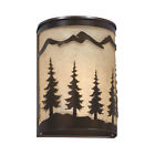 Ws55508bbz Fixture Wall Light Lighting 1 Vaxcel Yosemite Bron Sconce Rustic Usa