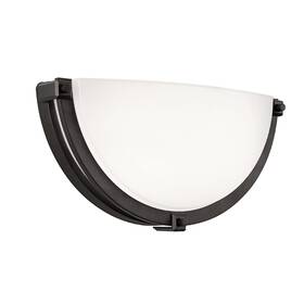 Pl-lr147 Flynix 13 Inch Dimmable Led Wall Sconce Half Moon 1 Pack Oil-rubbed Bronze