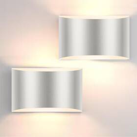 B0cwgmk4kq Folksmate Modern Led Wall Sconce 3000k Warm White Light Set Of 2 10w Up/d