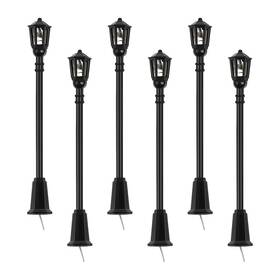 Ldlmi015511orokp43fq43r Fomiyes 20pcs Led Miniature Street Lamps Hexagonal Solar Lamp Posts For Diorama Retro