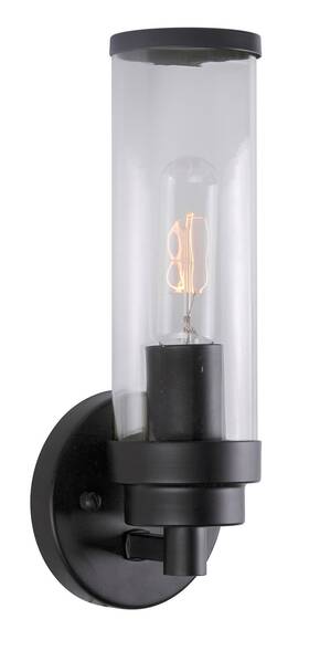 55007-01-04 Forte Lighting 55007-01 Morgan 5 Inch W Led Wall Sconce - Black