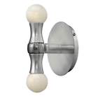 Fr41941pal Karma Fredrick Ramond Fr41941 Polished Aluminum 2 Light Ada Compliant Wall Sconce 640665907674