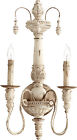 5506-2-70 Free White Light Shipping Sconce Salento Quorum Persian 2 Wall