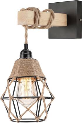 L02136-01-us Frideko Home Black Farmhouse - Rustic Wall Sconces Lights For Bedroom Vintage