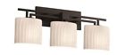 Fsn-8703-30-rbon-mblk Justice Design Aero Bath Bar In Matte Black 781025000007