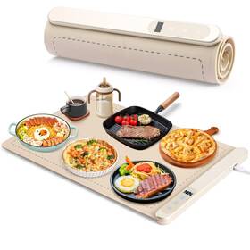 03lw-zhmt52 Fuloon Rollable And Portable Electric Warming Tray Upgreaded Graphene Heating F