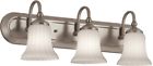 Fv11-050 Portfolio Shaker Park Brushed Nickel Oval Vanity Light Bar
