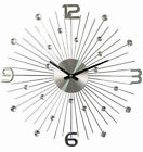 G1019020 Stilnovo Million Dollar Silver Retro Sunray Clock 733632074186