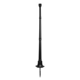 Gama Sonic 859641008148 64 Inch Outdoor Aluminum Solar Lamp Post With