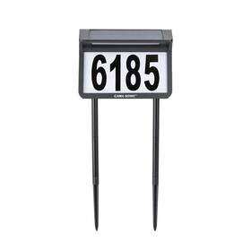 Gama Sonic 859641008254 Solar Address Wall Plaque Light With In Ground Stakes - N/a