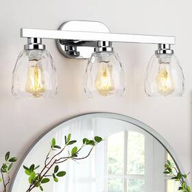Jf2307 Gaomon 3 Light Bathroom Fixtures Chrome Vanity Living Room